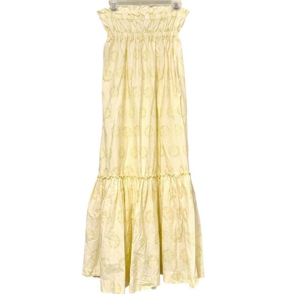 Free People Dress Leanna tube dress midi boho bandeau boho beach summer ivory XS - Picture 2 of 8